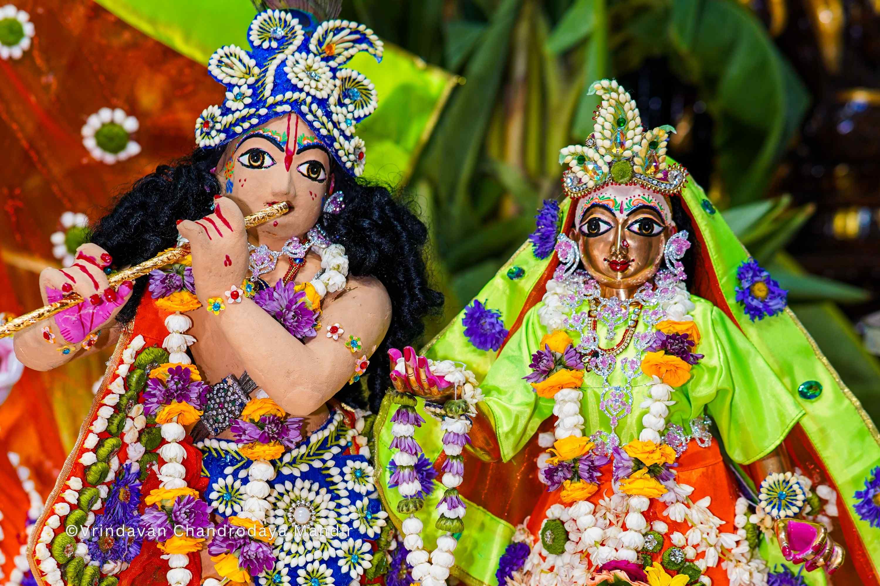 Vrindavan Chandrodaya Mandir celebrated the occasion of Akshaya Tritiya 2024.